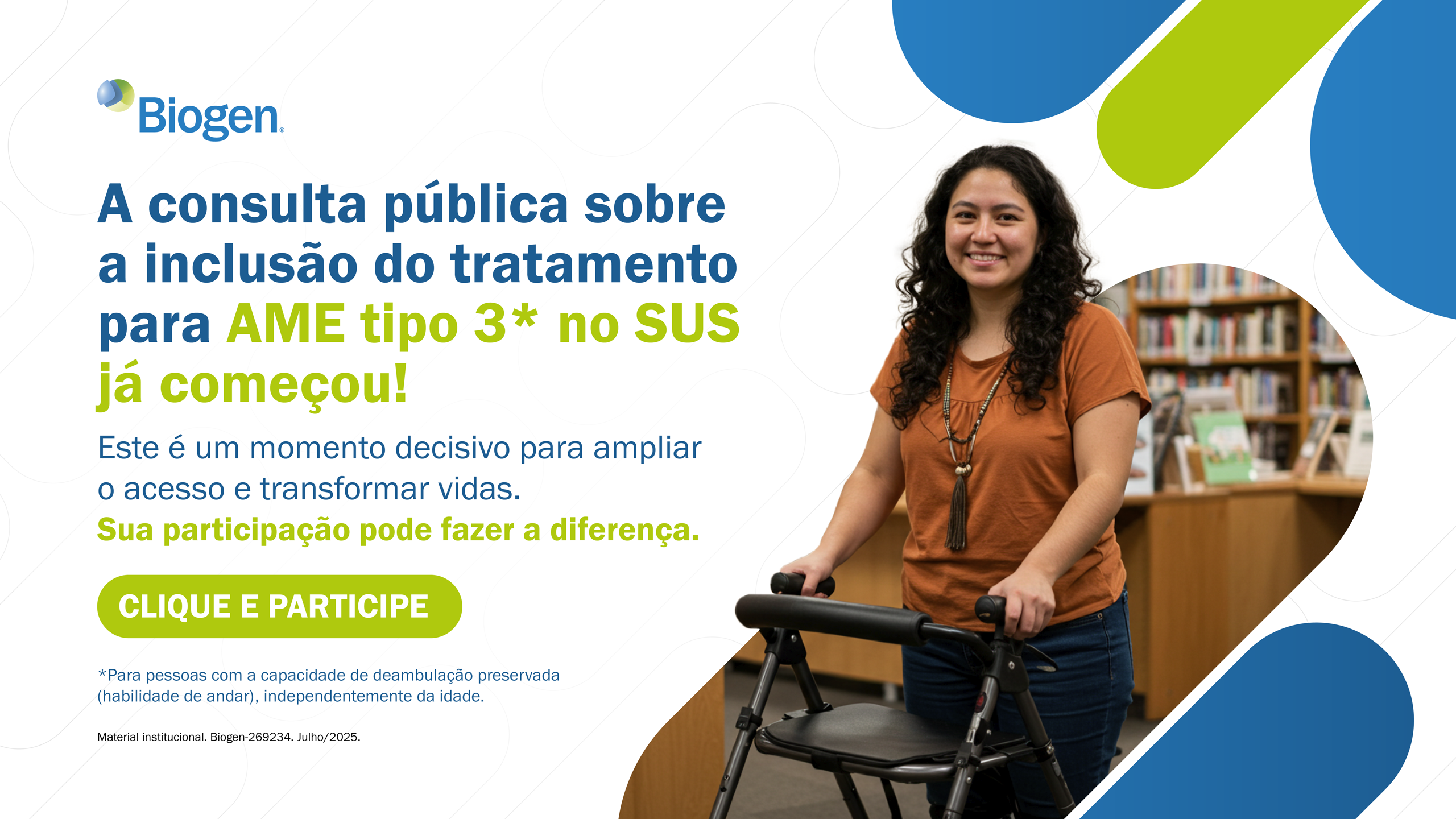 A consulta pública sobre a inclusão do tratamento para AME tipo 3 no SUS já começou!
